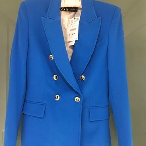Zara Blazer Size Small Blue